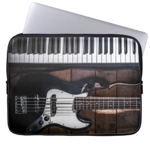 Portátil Funda para portátiles Guitar y Piano Keys