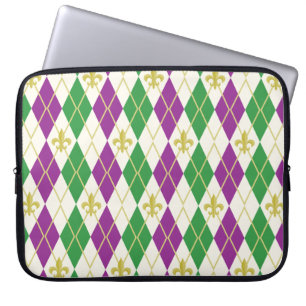Portátil Funda para portátiles Mardi Gras Argyle