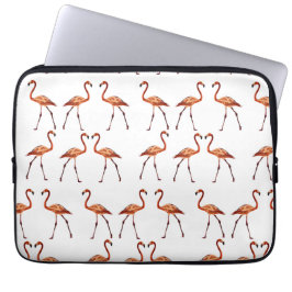 Portátil Funda para portátiles Neoprene Flamingos rosa de 1