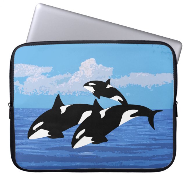 Portátil Funda para portátiles Orcas Neoprene (Frente)