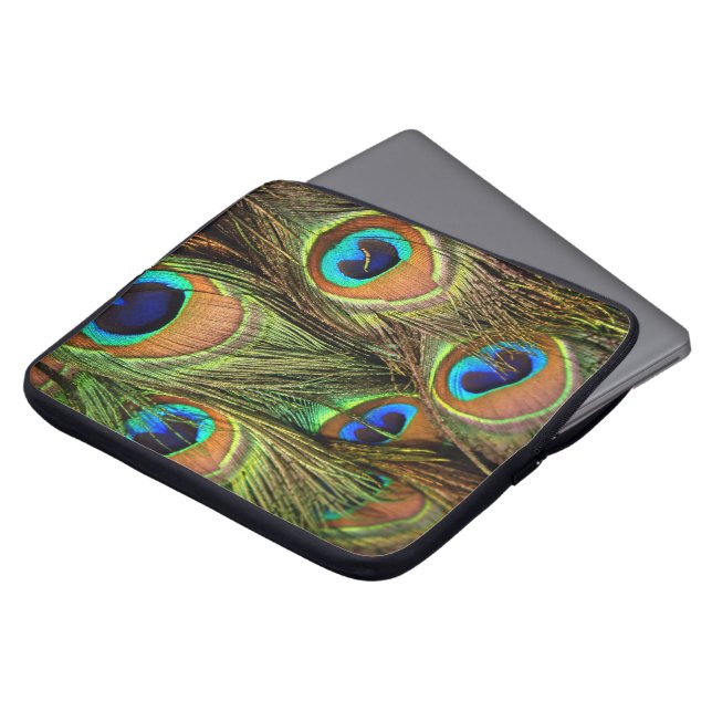 Portátil Funda para portátiles Peacock Feathers (Superior anverso)