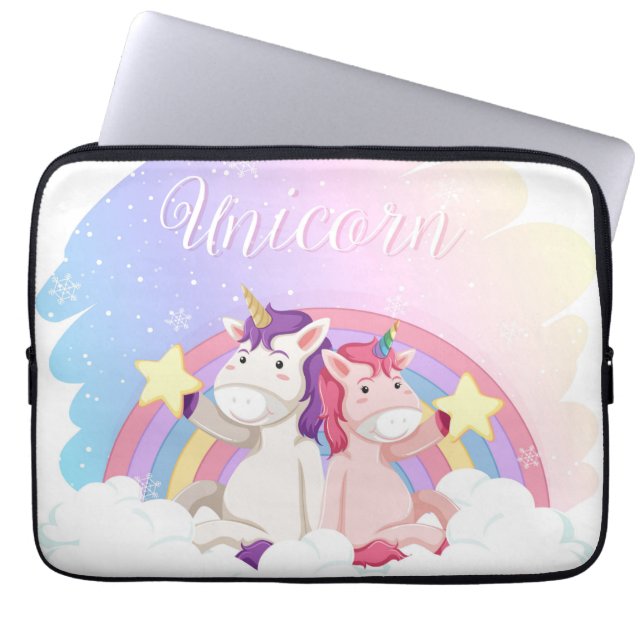 Portátil Funda para portátiles Unicornios (Frente)
