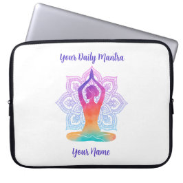 Portátil Funda personalizada para laptop de Yoga con nombre