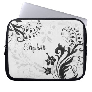 Portátil Funda personalizada para portátiles florales en bl