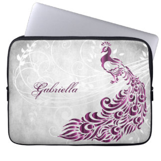 Portátil Funda personalizada para portátiles Magenta Peacoc