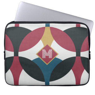 Portátil Funda protectora para iPad de media luna moderna