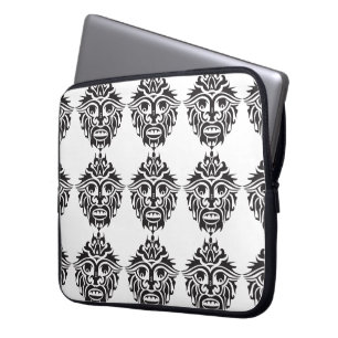 Portátil Máscara tribal - Funda para portátiles Neoprene de