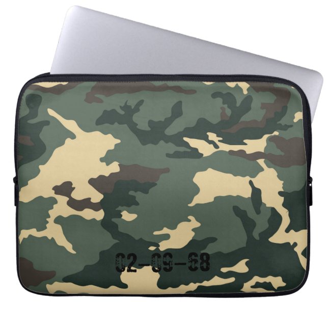 Portátil Mini Funda para iPad de Mostrador de camuflaje (Frente)