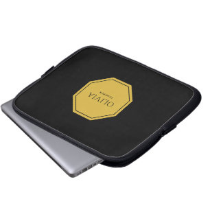 Portátil Nombre personalizado y título 10" funda para portá