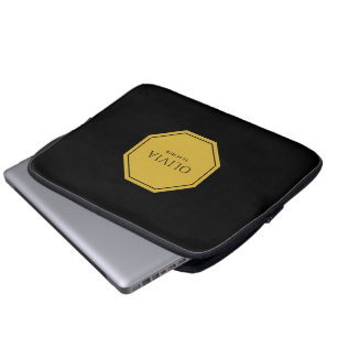 Portátil Nombre personalizado y título 13" funda para portá