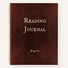 Portátil personalizado de Diario de lectura elegan