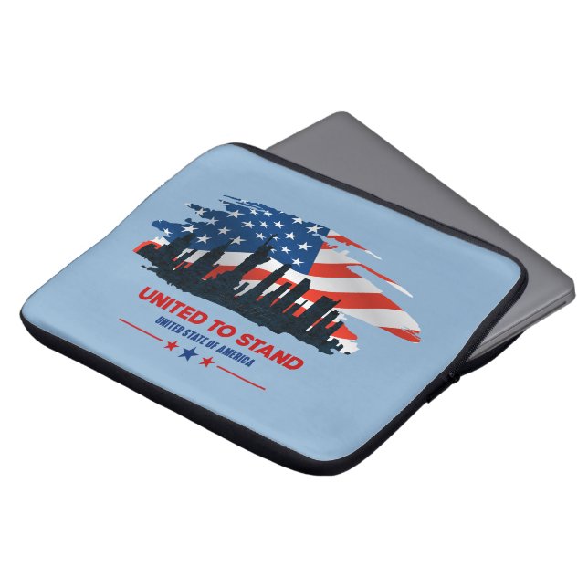 Portátil Unidos en pie | Funda para portátiles de 13" (Superior anverso)