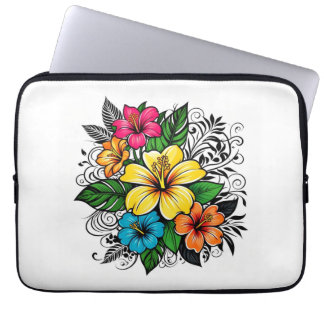Portátil Vibrante Funda para Portátiles Floral Bloom