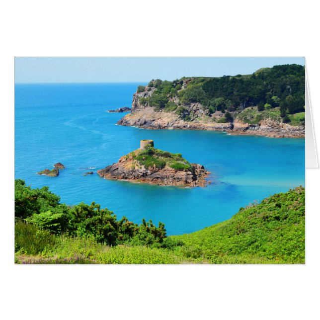 Portelet Bay, tarjeta Jersey (Anverso (Horizontal))
