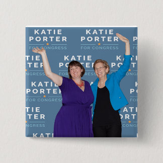 Portero cuadrado de Katie del botón para el