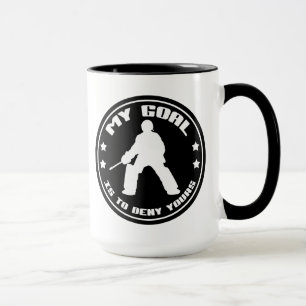Portero del hockey hierba taza de "mi meta"