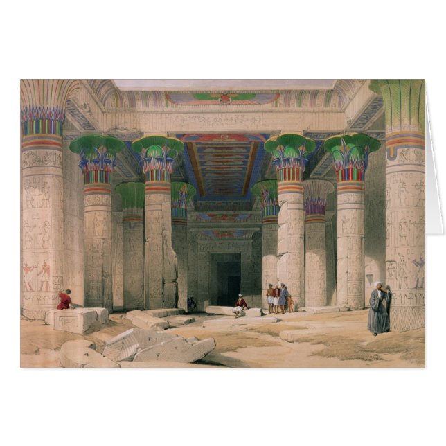 Pórtico magnífico del templo de Philae, Nubia (Anverso (Horizontal))