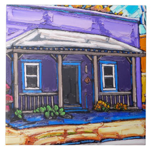 "Pórtico para el resto, la teja del barrio hispan