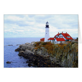 Portland Head Light House, Maine, Tarjeta