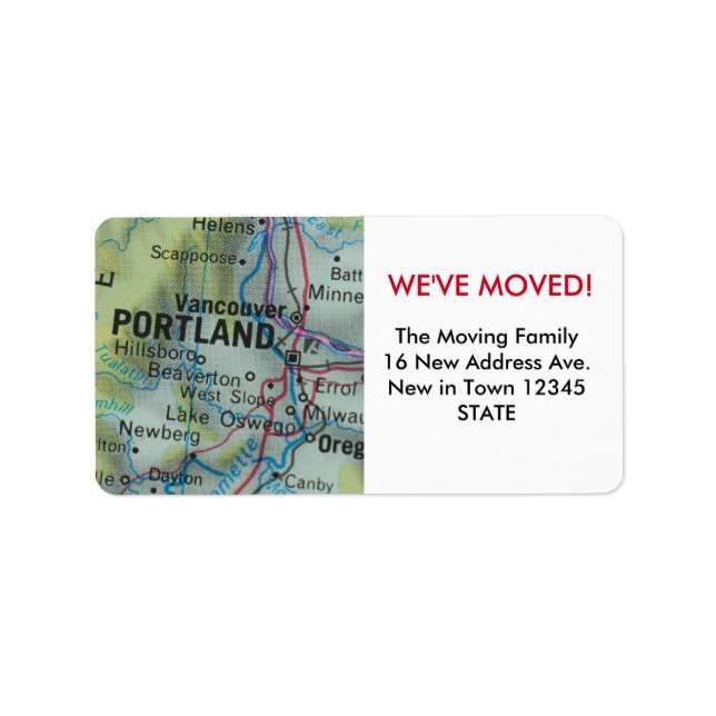 Portland Hemos movido la etiqueta (Frente)