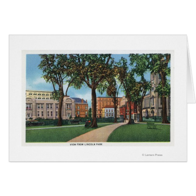 Portland, MaineScenic View from Lincoln Park (Anverso (Horizontal))