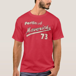 Portland Mavericks Retro Defunción Jersey de béisb