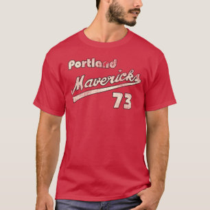 Portland Mavericks Retro Defunción Jersey de béisb
