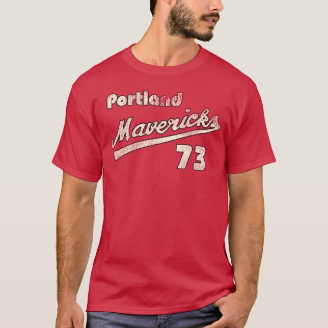 Portland Mavericks Retro Defunción Jersey de béisb (Anverso)