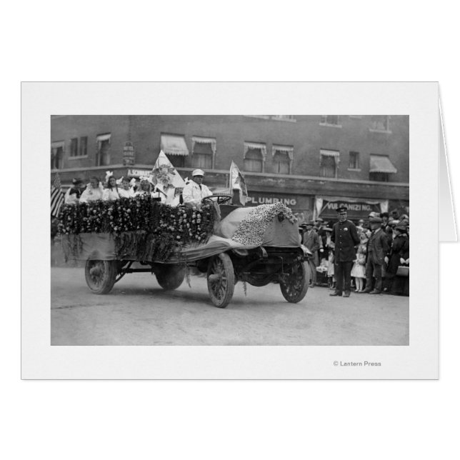 Portland, O Rosa Festival Floats (Anverso (Horizontal))