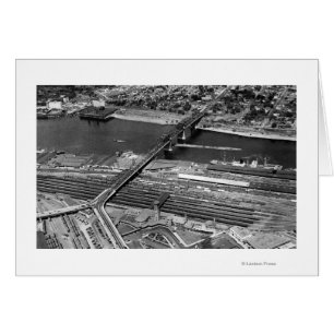 Portland, OR Broadway Bridge and Depot