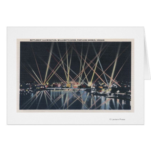 Portland, OR - Iluminación del buque de guerra (Anverso (Horizontal))