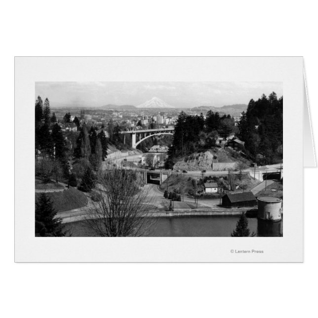 Portland, OR Town View from City Park (Anverso (Horizontal))