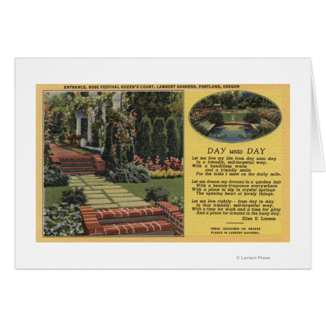 Portland, Oregón - Festival Rosa Queens Court (Anverso (Horizontal))