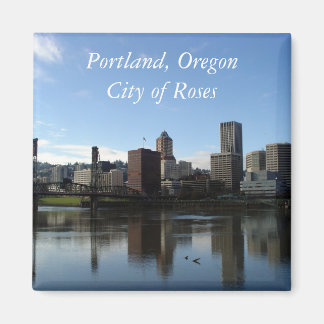 Portland Oregon - imán de la ciudad de los Rosas