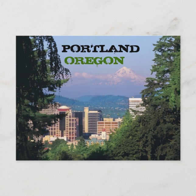 Portland, postal de Oregon (Anverso)