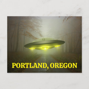 PORTLAND, postal OREGON SPACESHIP UFO