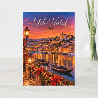 Porto Portugal Feliz Navidad Navidad