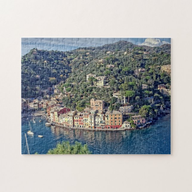 Portofino de arriba - Rompecabezas (Horizontal)