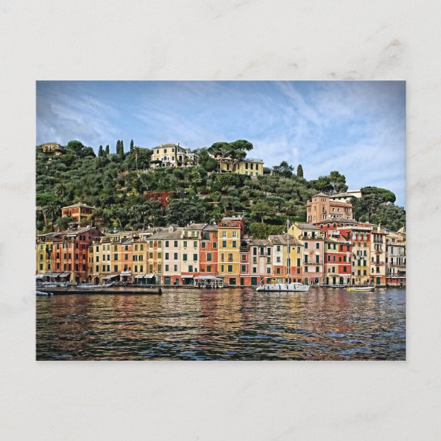 Portofino, Italia - postal (Anverso)