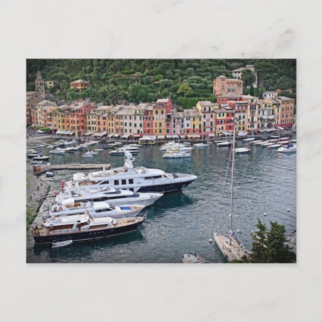 Portofino, Italia - postal (Anverso)