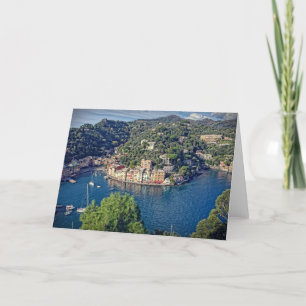 Portofino, Italia - tarjeta de felicitación