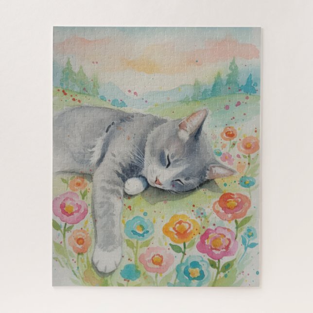 Portrait of Cat Puzzle (Vertical)