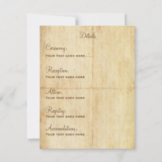 Portrición de la tarjeta de detalles de cuento de