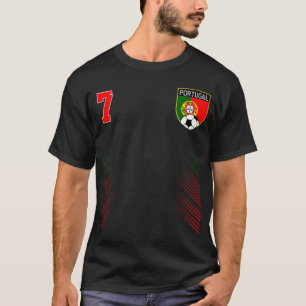 Portugal Fútbol Retro 7 Jersey