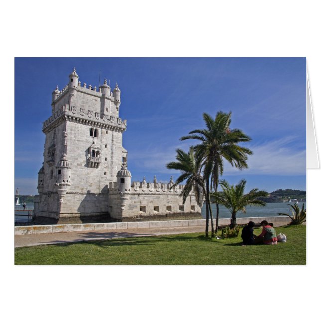 Portugal, Lisboa. Torre Belem, un mundo de la UNES (Anverso (Horizontal))