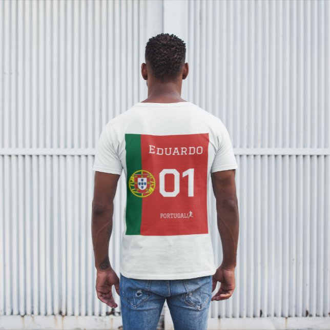 Portugal Soccer Fan Jersey - Custom Name & Number  (Subido por el creador)