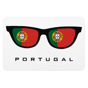 Portugal Sombras personalizado imán de texto y col