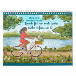 Portugués 2024 Año Texto Ps 56:3 Calendario