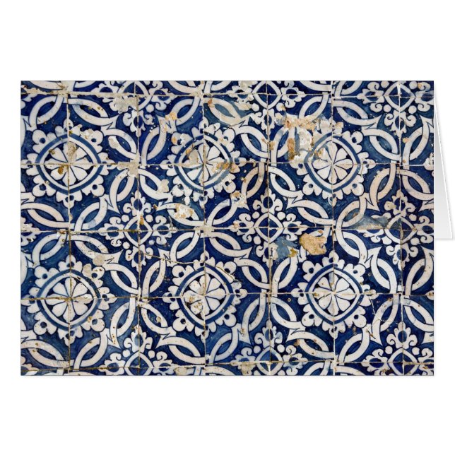 Portugués Azulejo del vintage (Anverso (Horizontal))