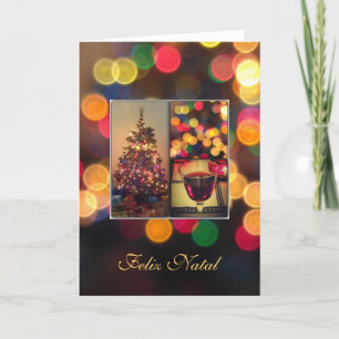 Portugués: Feliz natal - luces de navidad